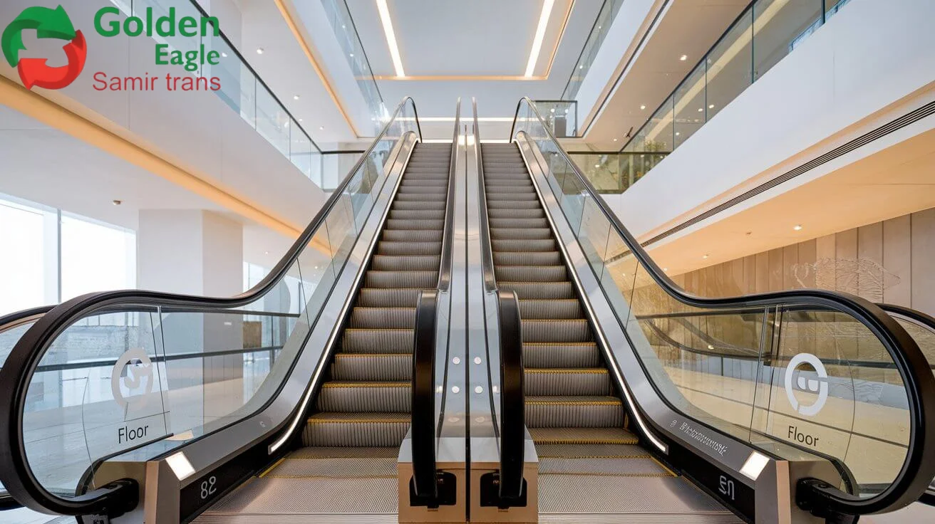 مكونات السلالم المتحركة